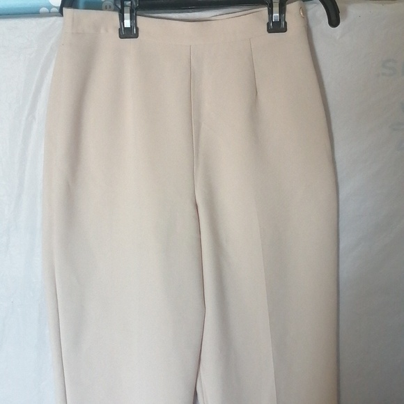 FORMAL CREAM PANT WITH SIDE ZIPPER - Picture 2 of 5
